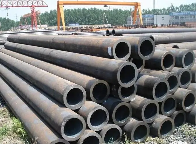 Flattening test of seamless steel pipe