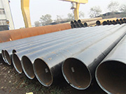 Production technology of large-diameter plastic-coated spiral steel pipe