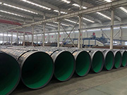 ASTM A53 welded steel pipe with epoxy coal inner coating