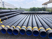 ASTM A53 welded steel pipe for epoxy coal inner coating steel pipeline 3PE anti-corrosion operation