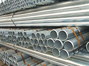 What are the technical requirements for galvanized steel pipes