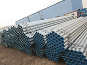ASTM A53 galvanized steel pipe features NPT threads on both ends and offers high efficiency