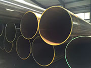 What environments are large-diameter steel pipes suitable for