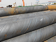 What are the cutting methods for thick-walled spiral steel pipes