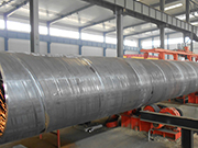 Why does uneven wall thickness occur in spiral submerged arc welded steel pipes