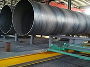 What are the heating requirements for spiral welded steel pipes