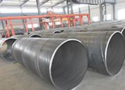 Process characteristics of spiral steel pipe