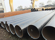Production process of spiral steel pipe