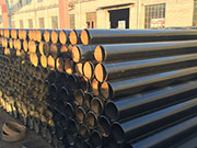 Production process of large-diameter straight seam steel pipe